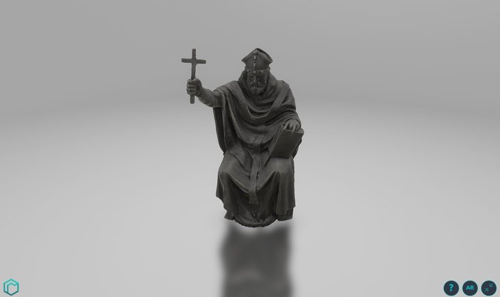 Culture Archiving 3d model of bishop