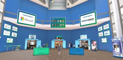 virtual space for an online event