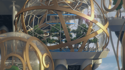  Metaverse Hub rooom with avatars for Metaverse Application Examples
