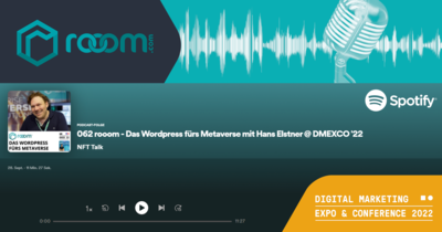 Podcast cover by rooom.com