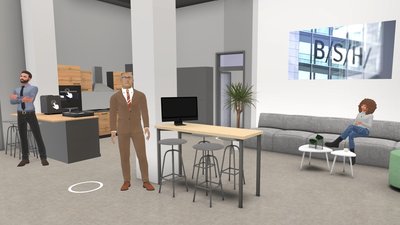 Digital training with avatars at the BSH Virtual Campus
