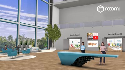 avatars at metaverse job fair