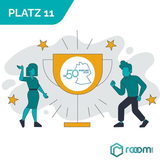 Top 50 Start-ups: rooom AG auf Platz 11